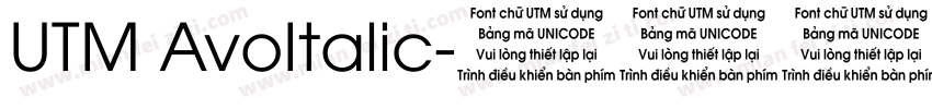 UTM AvoItalic字体转换